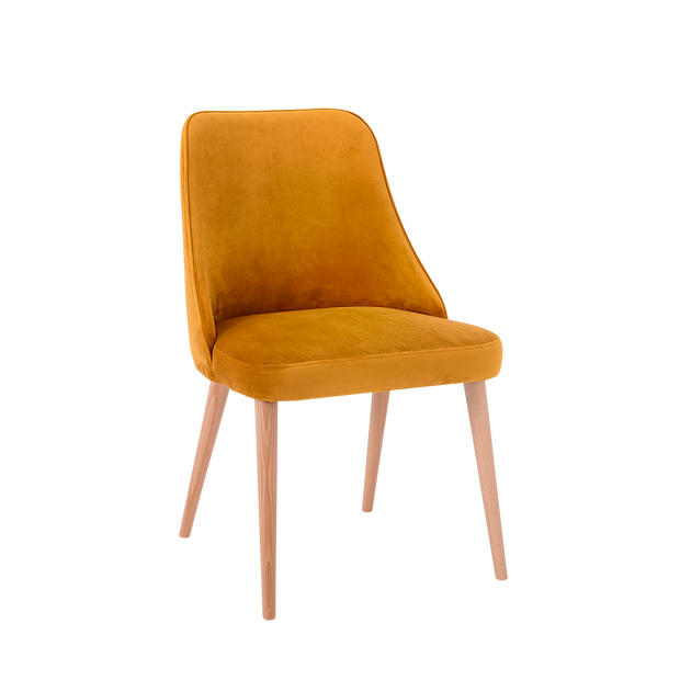 Sessel mit Stoff Spring Orange