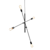 Hängeleuchte Twigo 4 Schwarz