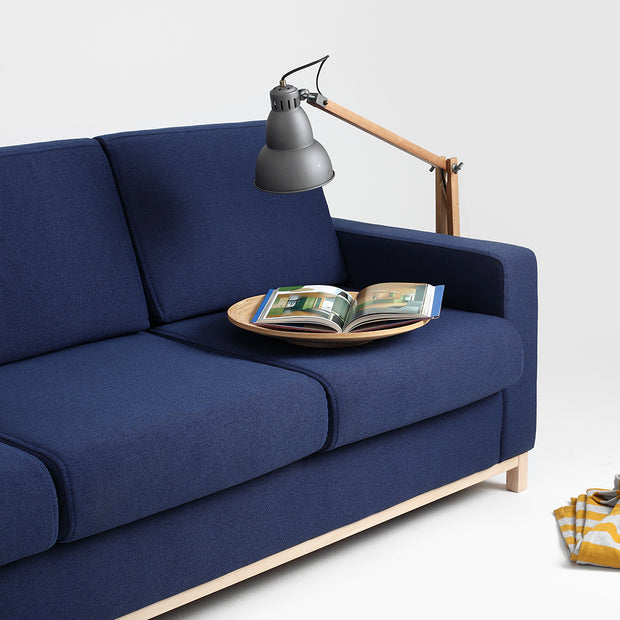 Schlafsofa 3-Sziter mit Stoff Scandic Blau (2)