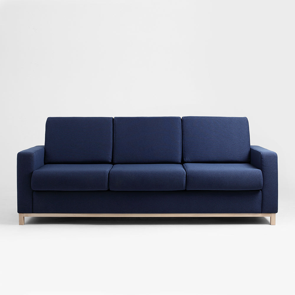 Schlafsofa 3-Sziter mit Stoff Scandic Blau (3)