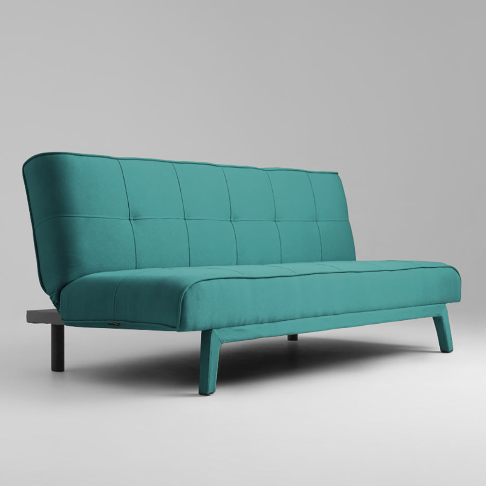 Schlafsofa 2-Sziter mit Stoff Modes Blau (3)