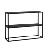 Konsolentisch Julita 75-2F Schwarz