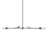 Hängeleuchte Triso 4 Schwarz