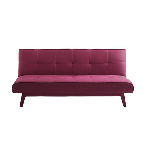 Schlafsofa 2-Sziter mit Stoff Modes Rosa