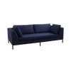 Sofa 3-Sziter mit Stoff Ambient Blau