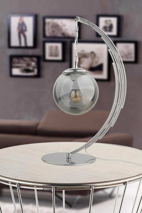 Tischlampe Ayko Chrom