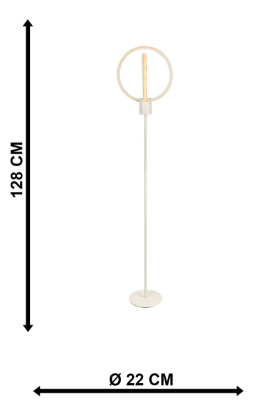 Stehlampe Sezen Weiß (2)