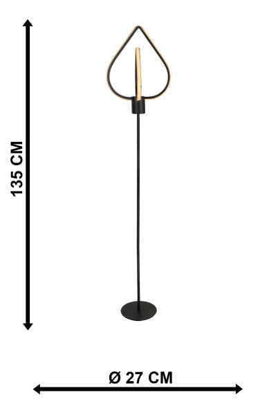 Stehlampe Sevinc Schwarz (2)