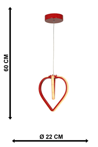 Hängeleuchte Sevinc Rot (2)
