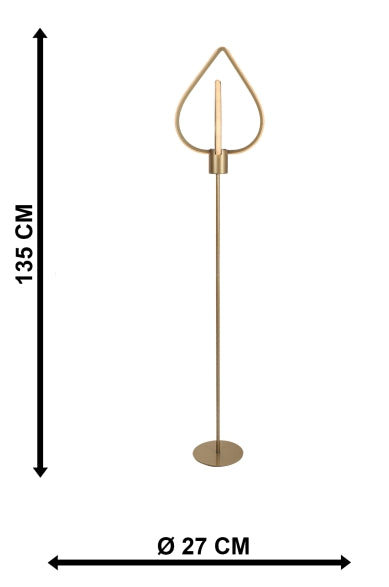 Stehlampe Sevinc Messing (2)