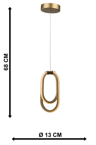 Hängeleuchte Goktug Messing (2)