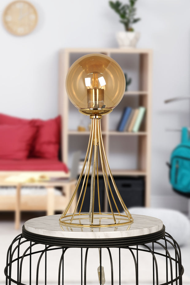 Tischlampe Lapis Gold (1)