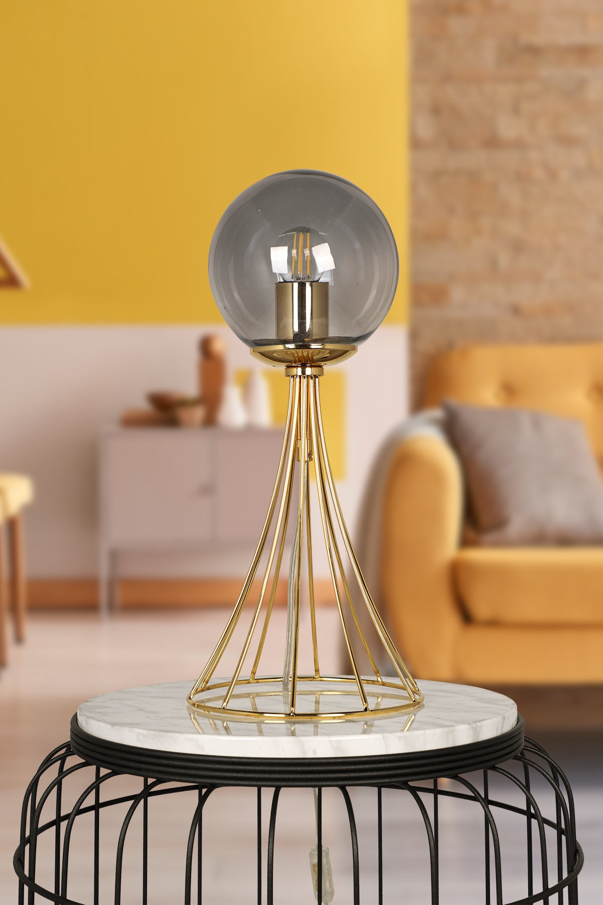 Tischlampe Lapis Gold (1)