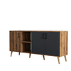 Sideboard mit 3 türen, Exxen Anthrazit (3)