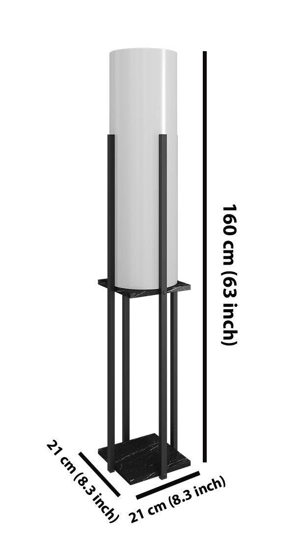 Stehlampe Dor Schwarz (2)