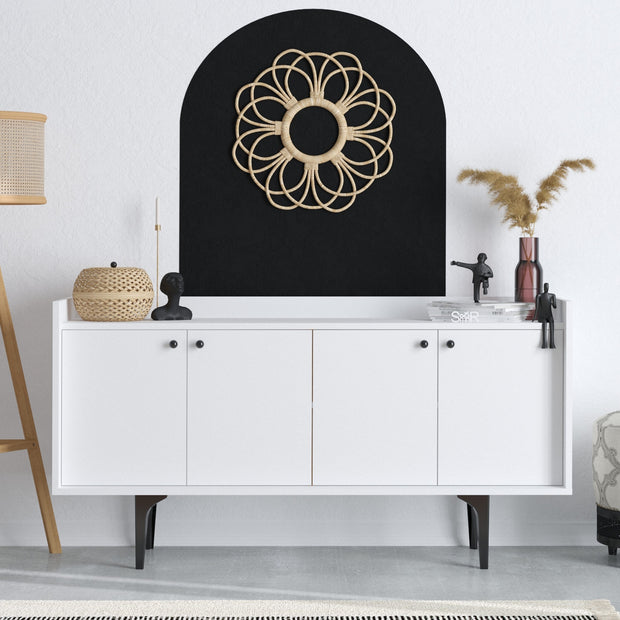 Sideboard mit 4 türen, Eris Weiß