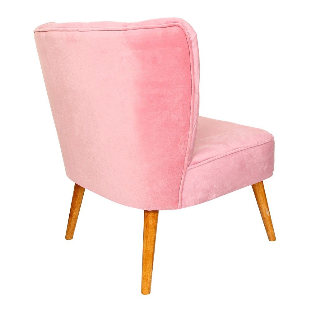 Sessel mit Stoff Moon Rosa (3)