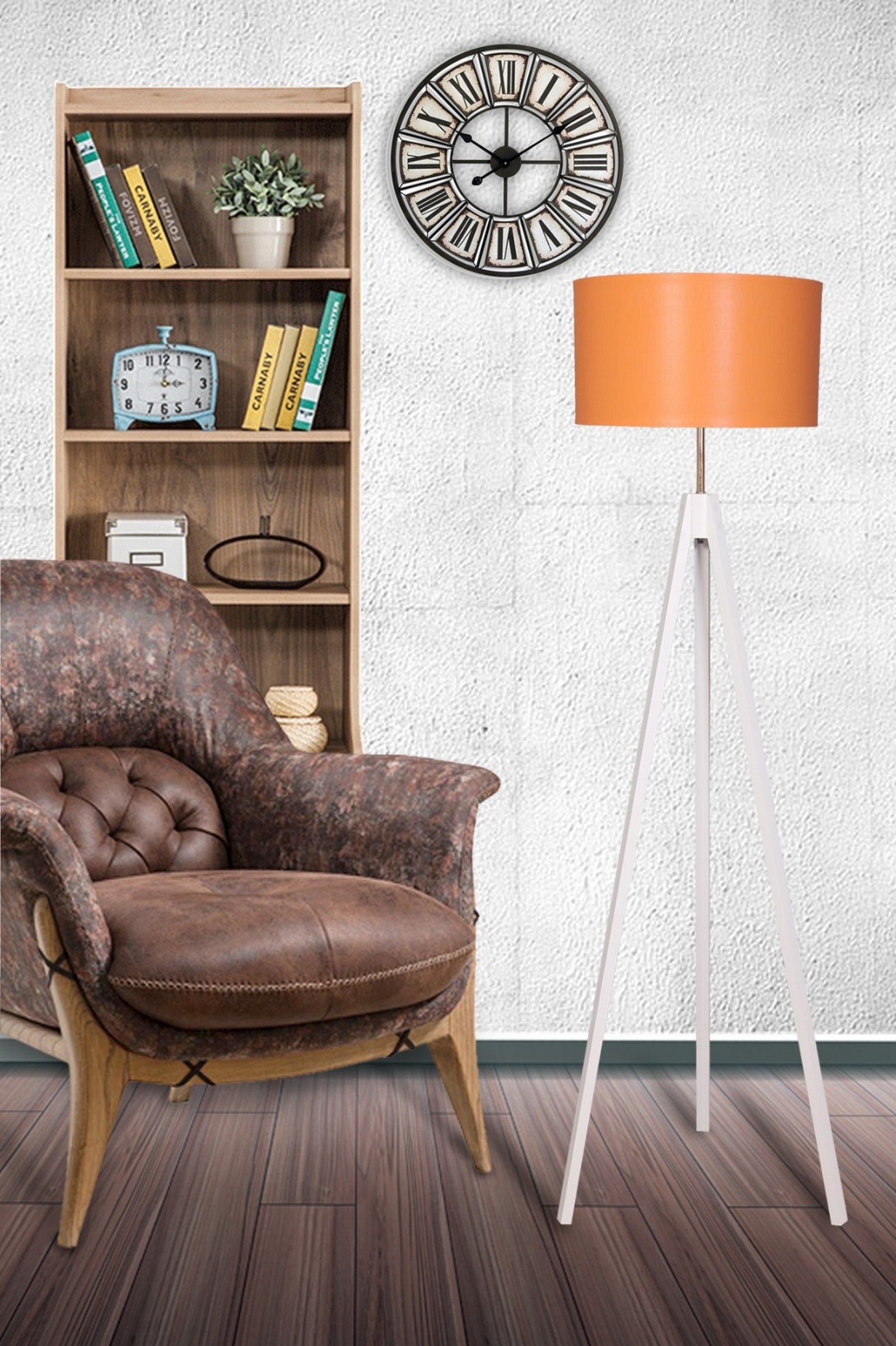 Stehlampe Nesil Orange