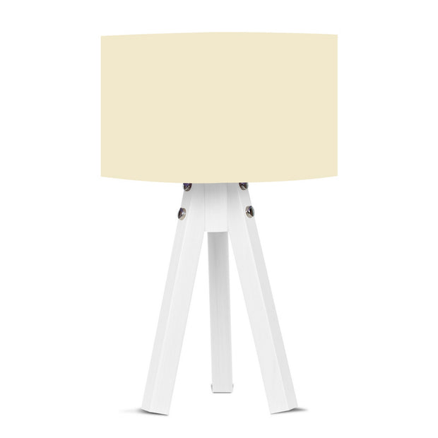 Tischlampe MDF Creme