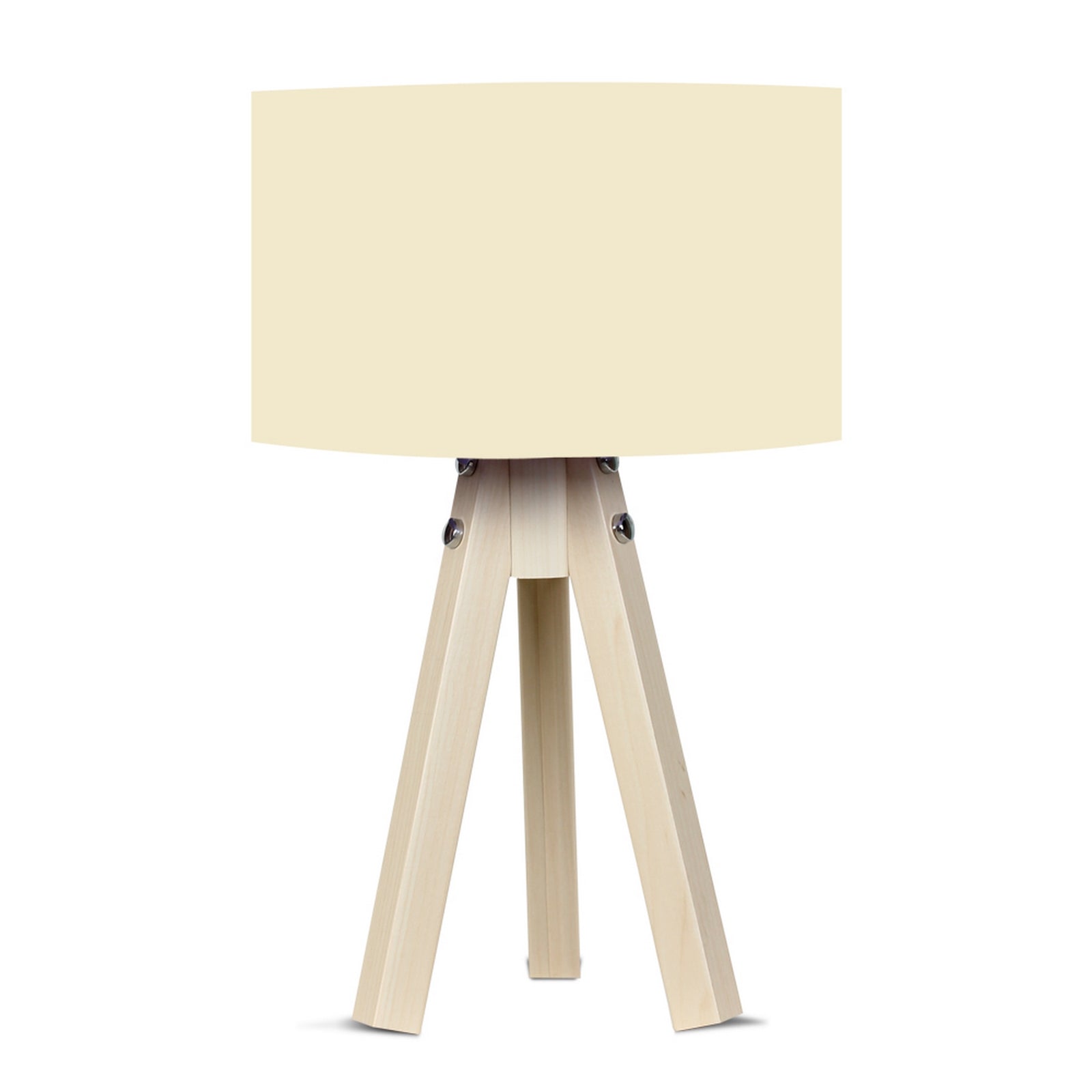 Tischlampe MDF Creme