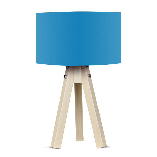 Tischlampe MDF Blau