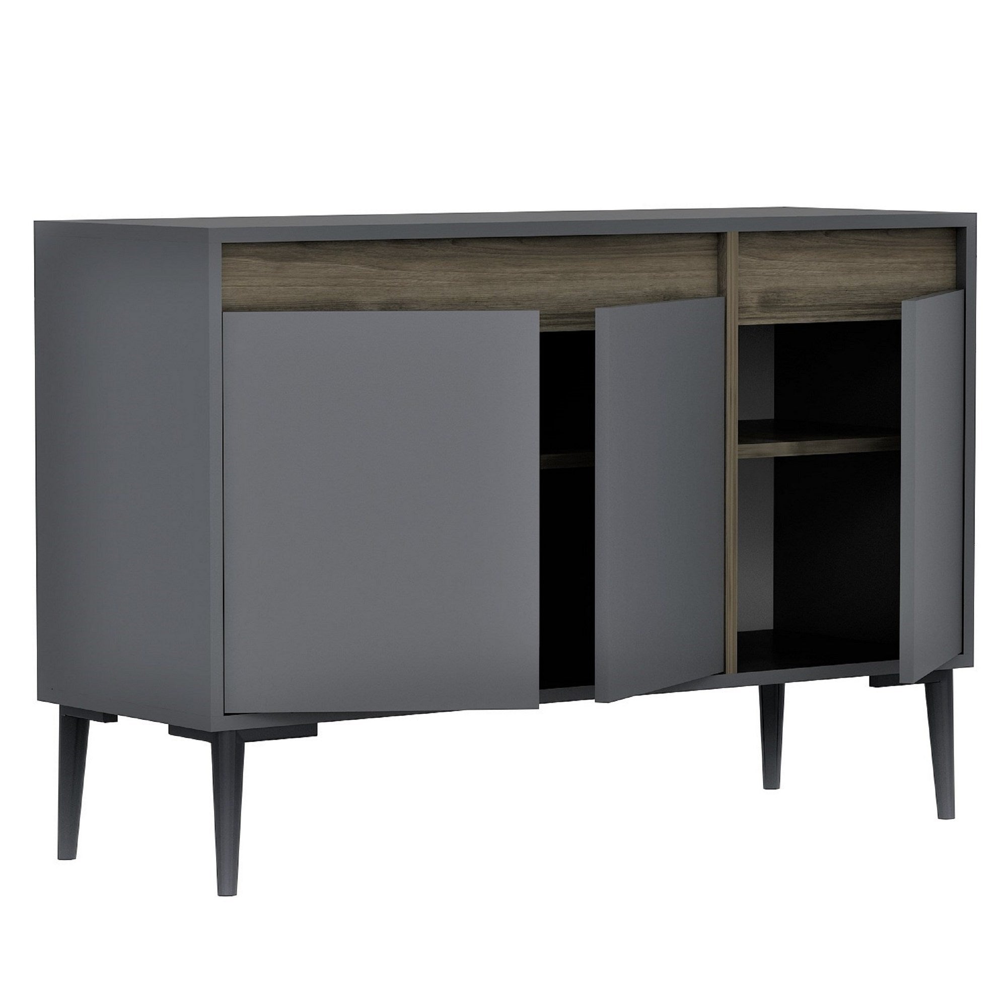 Sideboard mit 3 türen, Asude Nussbaum (3)