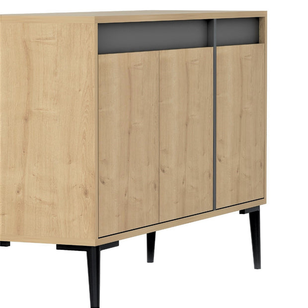 Sideboard mit 3 türen, Asude Eiche (4)