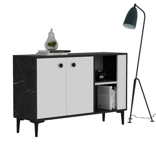 Sideboard mit 2 türen, Sahra Weiß (1)