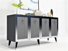 Sideboard mit 4 türen, Bare Anthrazit (4)