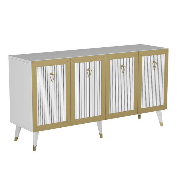 Sideboard mit 4 türen, Bare Gold (6)