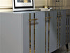 Sideboard mit 4 türen, Asel Gold (2)