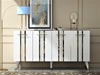 Sideboard mit 4 türen, Asel Gold