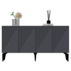 Sideboard mit 4 türen, Draw Anthrazit (4)