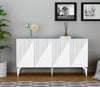 Sideboard mit 4 türen, Draw Weiß