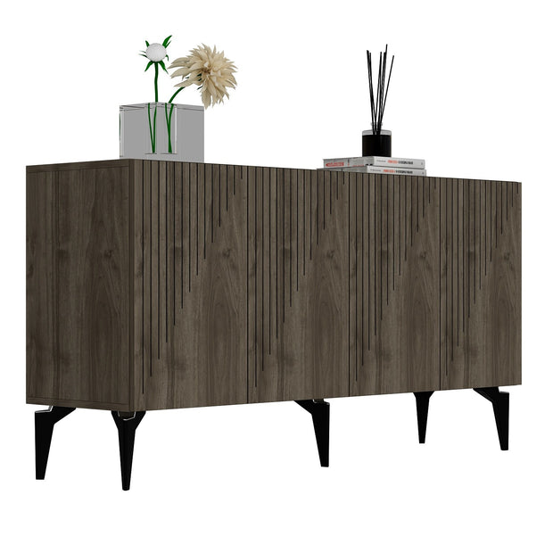 Sideboard mit 4 türen, Draw Nussbaum (5)