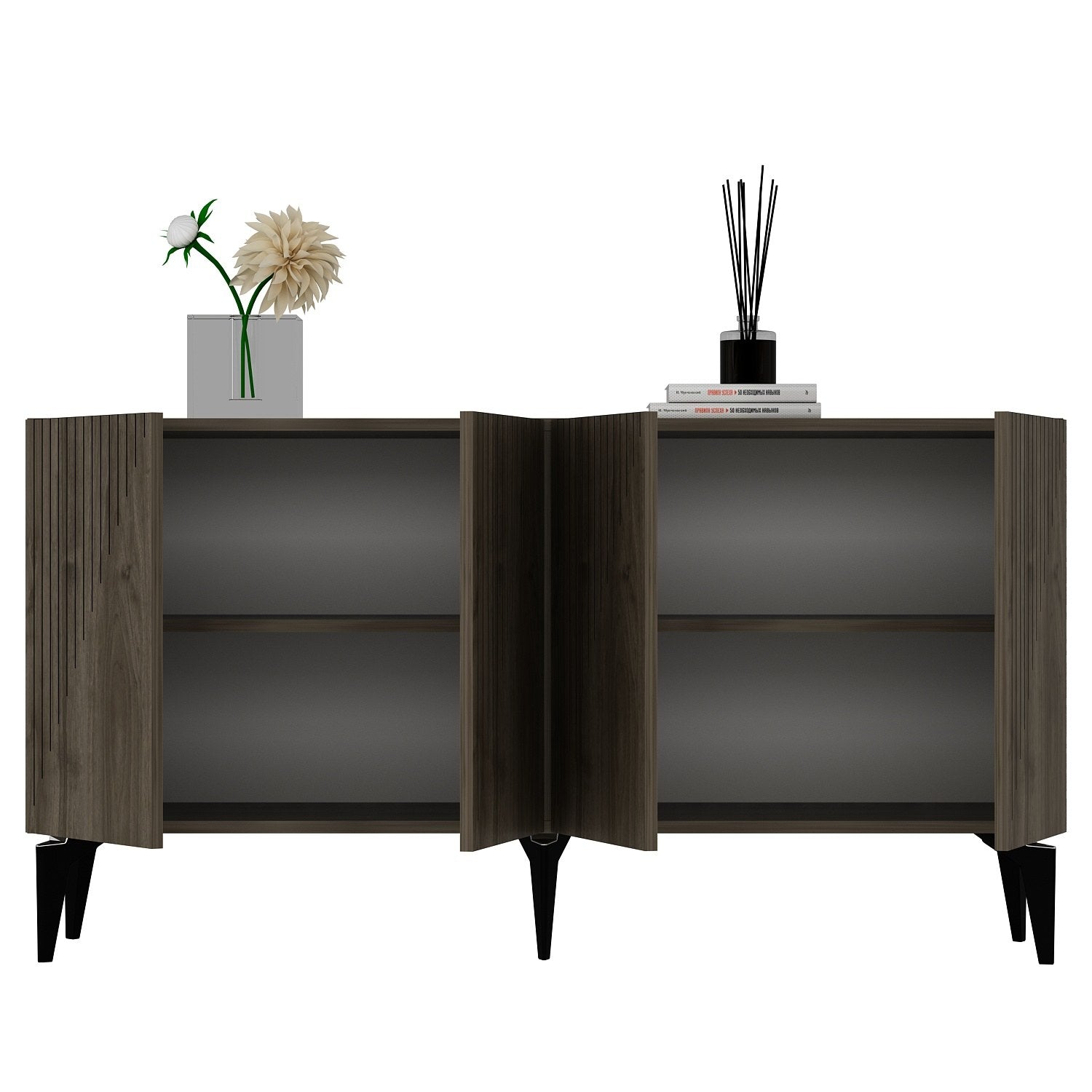 Sideboard mit 4 türen, Draw Nussbaum (6)