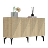 Sideboard mit 4 türen, Draw Eiche (5)