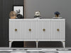 Sideboard mit 4 türen, Midas Gold