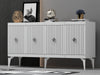 Sideboard mit 4 türen, Midas Silber (1)