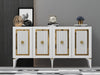 Sideboard mit 4 türen, Nora Gold