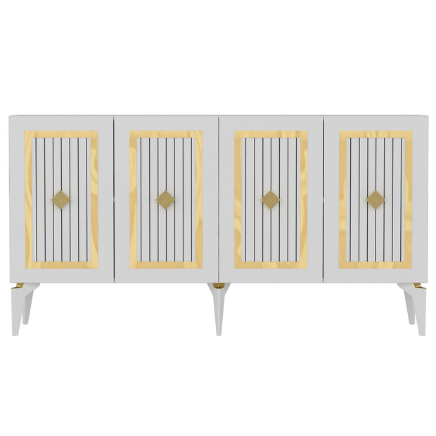 Sideboard mit 4 türen, Nora Gold (4)