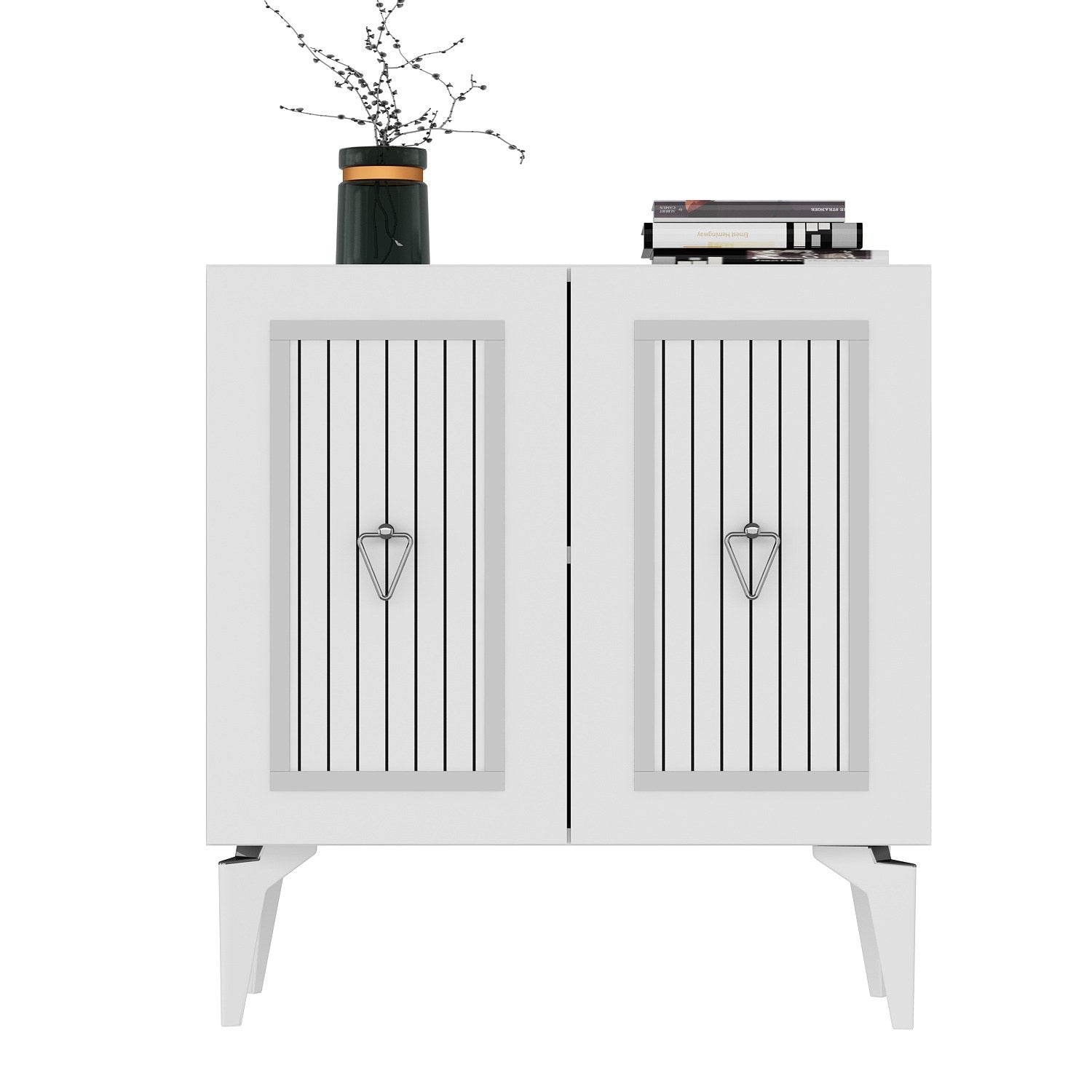 Sideboard mit 2 türen, Capri Silber (5)