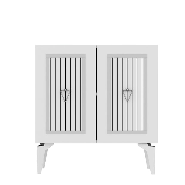 Sideboard mit 2 türen, Capri Silber (8)