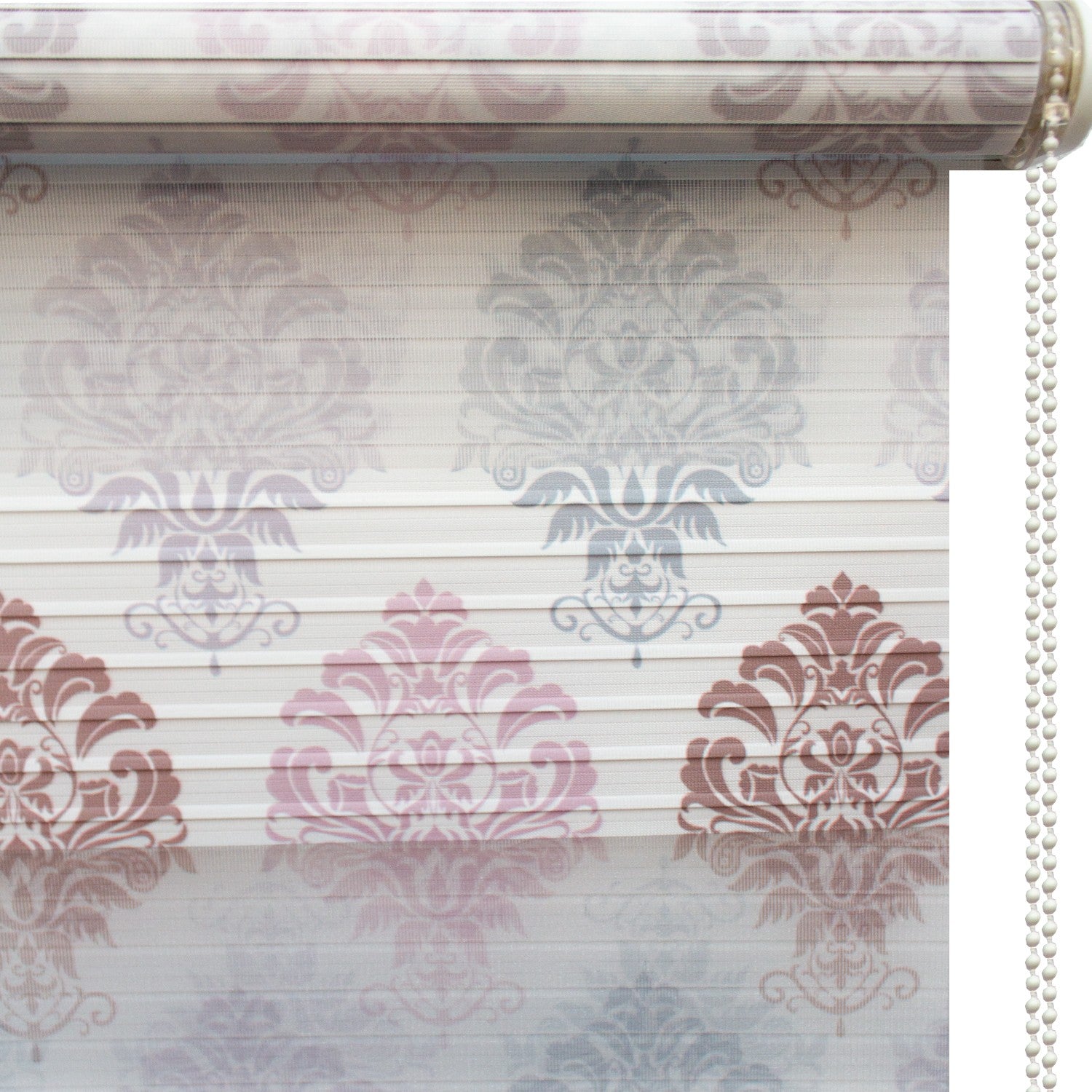 Vertical Rollo Damask Mehrfarben (3)