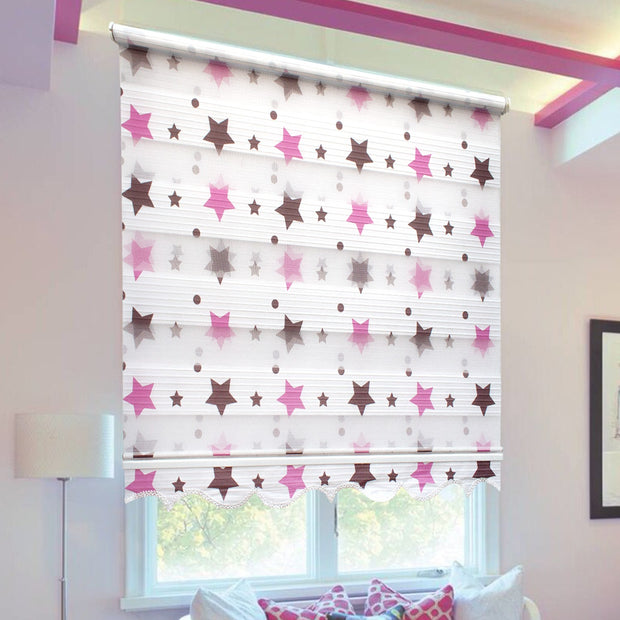 Vertical Rollo Pink Star Rosa & ASRGRP-478RBY-PINK-STAR-PINK & ASRGRP-478RBY-PINK-STAR-PINK