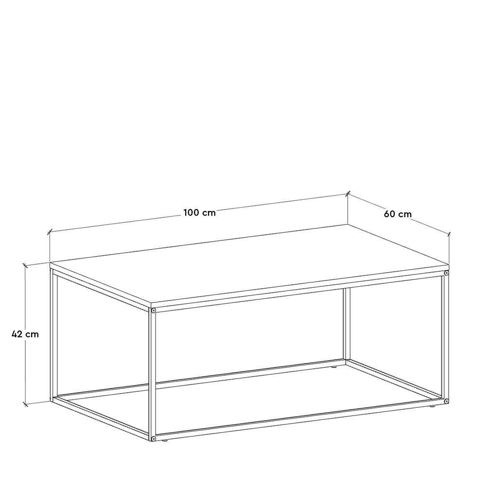 Couchtisch SHP-985-QQ-1 Schwarz (2)