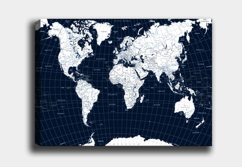 Leinwandbild Maps Mehrfarben, & OYOTR-498568180 & OYOTR-498568180 & OYOTR-498568180