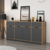 Sideboard mit 3 schubladen und 3 türen, Elina Nussbaum (1)