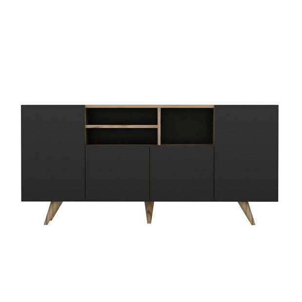 Sideboard mit 4 türen, Sansa Schwarz (5)