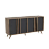 Sideboard mit 4 türen, Rilla Anthrazit (5)